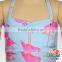 Ruffle halter top & underwear little girls swimwear models beachwear beach suit