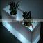 LED large garden flower pots blue /led plastic large size plastic flower pots led indoor big outdoor flower pots