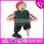2016 wholesale cheap children funny wooden puppet marionette W06D019