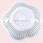 Plum shaped plastic strainer with tray & cover