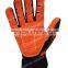 HIGH-VIS CE EN388 4232mechanic Impact Resistant Work ,Oilfield & Gas Drilling Safety Gloves, PVC Dots, Earthquake Rescue Gloves