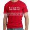 China manufacture 160gsm 100% Ring Spun Cotton Custom T shirt Printing
