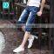 Men Skinny Denim Stretch Shorts Summer Jeans Short