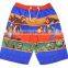 Kids Funny Boutique Clothing with Cartton Super Hero Printing on Boys Super Hero Swimming Shorts