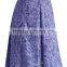 2016 Guangzhou Shandao New Fashion Design Summer Party Wear Women Ruffle A Line High Waist Knee Length Purple Lace Skirt