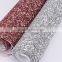 OEM ODM accepted shimmering pu glitter wallpaper samples