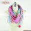 Custom wholesale different color 2017 hot sale spring and summer scarves