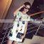 China Factory Summer Plain Color New Model Girl Dress/Special Customized Pattern Printed Latest Dress