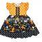2017wholesale Halloween Girls Clothing Pumpkin Halloween Girls Dress