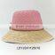 wholesale straw hat and scarf sets detail