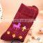Winter Christmas Deer Wool Socks With Thick Warm Female Socks