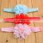 high quality children headdress draped Chiffon pearl hair band Girl headbands