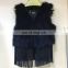 women's thicken warm winter fur vest lady's 100% genuine raccoon fur vest waistcoat with tassels accessories S-XXL size