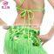 One-piece big sequins sexy halter tassel children girl latin dance costume dress ET-093