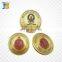 custom gold plating engraved souvenir coin for medical corps