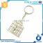 Custom Design Cities Custom Metal Plain Key Rings Zinc Alloy Chain Color Keychain