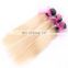 Qingdao hair factory wholesale peruvian hair color hair ombre hair extensions