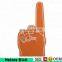 Melors OEM customized cheering New year supporting Red color cheering EVA foam hands/foam fingers