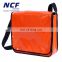 orange high quality pvc tarps for single shoulder bag