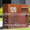 A588 Antique Decorative Corten Steel Rusty Garden Screen