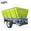 Prices of agricultural tow behind fertilizer spreader machine trailer with double disc