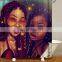 i@home eco friendly 3D digital bath african black girl print shower curtain waterproof