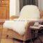 Factory supply Big animal fur pure White Sheepskin Faux Fur Floor Rug For Chair