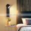 Hotel Project Indoor Wall Mounted Night Light Black Wall Sconce with Switch