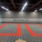 Interlocking PVC Vinyl flooring tiles used for sports court