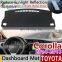 Для Toyota Corolla E170 E160 2014 2015 2016 2017 2018 Антискользящая коврик для приборной панели, чехол для приборной панели, солнцезащитный коврик, ковровое покрытие для приборной панели, аксессуары, коврик