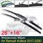 Car Wiper Blades for Renault Koleos 2017 2018 2019 2020 Samsung QM6 MK2 Front Windscreen Windshield Wipers Styling Accessories