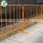 Galvanized Road Safety steel Barricade Temporary interlocking steel crowd control barriers