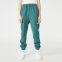 Forest Green Polyester Nylon Track Pants