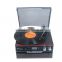 Classical Turntable with AM FM Radio CD Cassette/ USB Recorder & MP3 Player