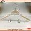 White Thin Flat Wooden Hanger Garment Hanger Supplier's Choice