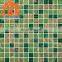 cheap price bathroom or swimming pool decoration glass mosaic customized color iridescent 3d mosaics tiles