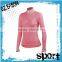 Specialized cycling clothing custom women's pink long sleeve cycling jersey for winter