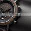BOBO BIRD Chronograph Digital Elegant Luxurious Special Concave Dial And Metal Case Wood Watch