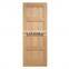 Soudprood white oak internal wooden room door  solid wood core bedroom door