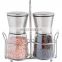 Kitchen Tool Salt and Pepper Grinder Set with Stand