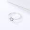 s925 silver ring female simple small fresh crown ring ins style diamond ring