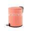 Round comfortable pedal bathroom trash can garbage bin kitchen garbage collection