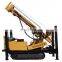 crawler base water well drilling rig machine driven by diesel engine with 300m drilling depth pneumatic DTH