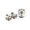 Beisit Waterproof Marine Outdoor Cat5 100mm Nickel Plated Brass Metal M63 Cable Gland Metric Size