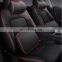 ODM OEM Custom Magi c Black Standard Version true genuine Perforated leather cool 5d car modify rear front seat cover mat kits