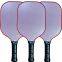 China direct factory custom logo pickleball Paddle USAPA approved fiberglass surface silver chrome  polypropylene honeycomb core lightweight pickleball racket XSK09