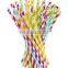 Hot sale biodegradable bar thick paper straw