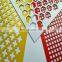 black perforated metal mesh diamond shaped opening perforated metal sheet