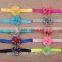 Satin colorful shivering flower baby kids headband glow in the dark hair accessories hairband MY-AC0041