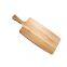 Custom/Wholesale Acacia Wood Cheese Cutting Board with Handle and String Hanging Up